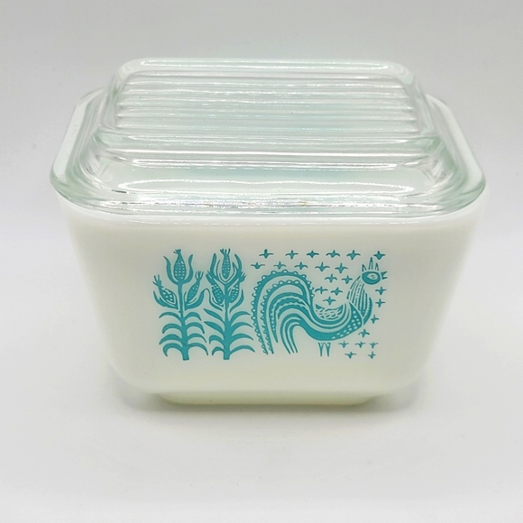 Pyrex Other - VTG Pyrex Amish Butterprint Refrigerator Dish with Lid # 501
